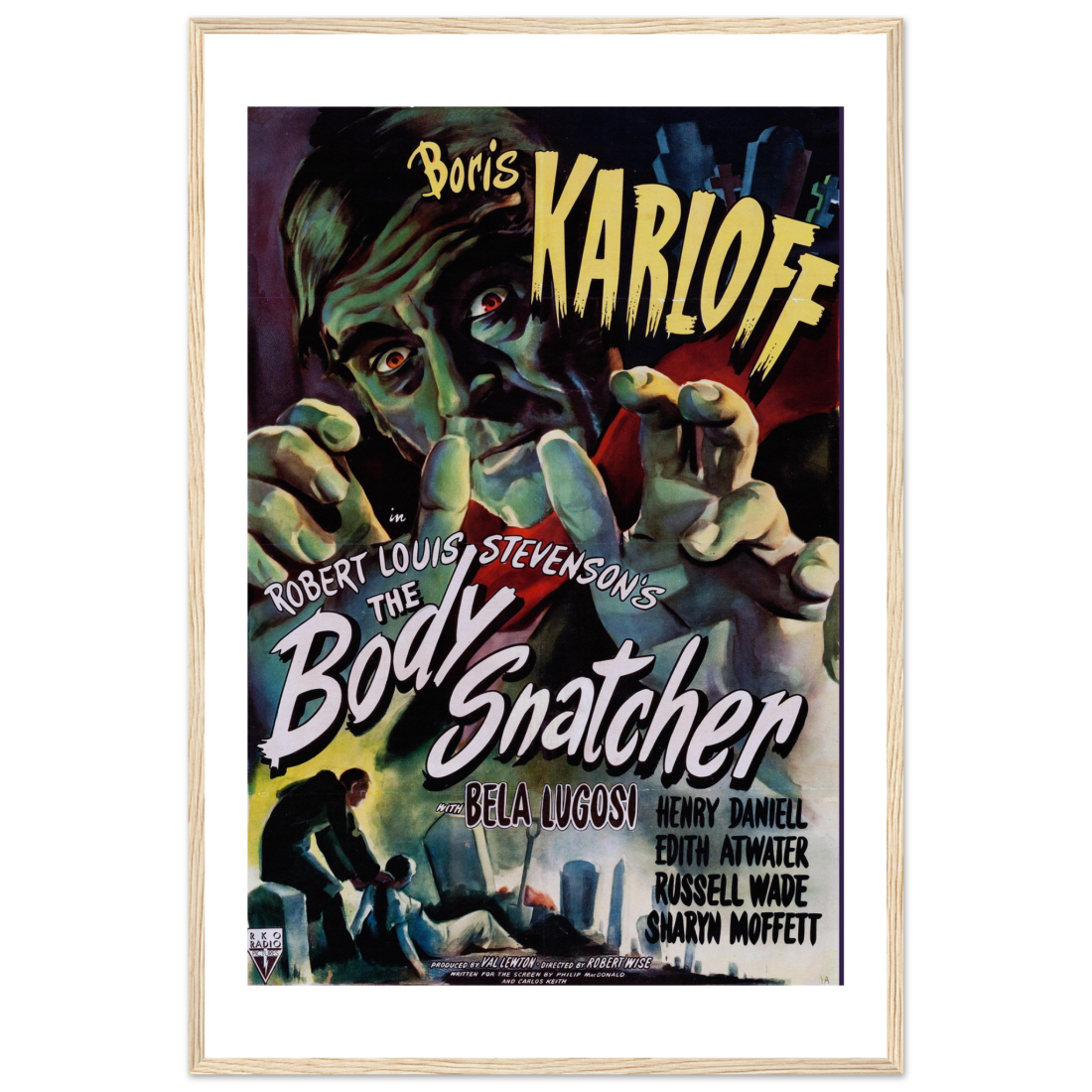 Body Snatcher 40s Sci-Fi Horror movie poster