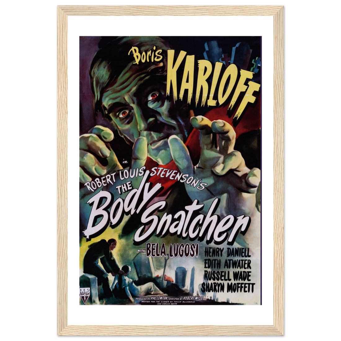 Body Snatcher 40s Sci-Fi Horror movie poster