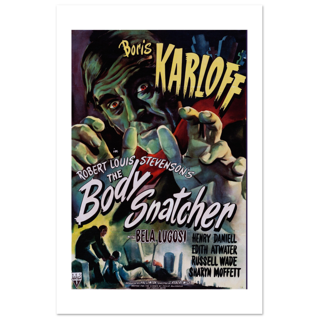 Body Snatcher 40s Sci-Fi Horror movie poster