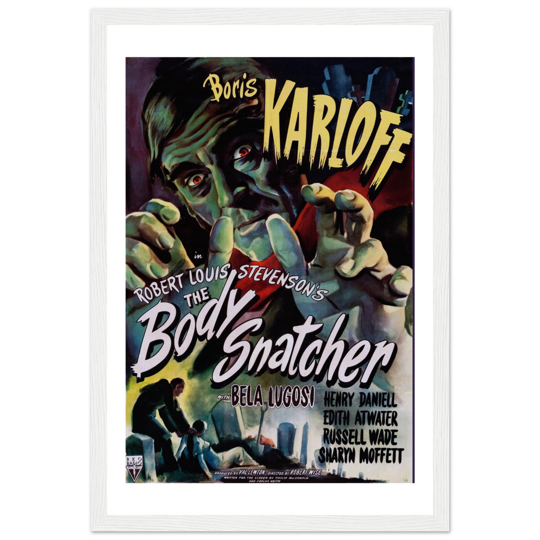 Body Snatcher 40s Sci-Fi Horror movie poster