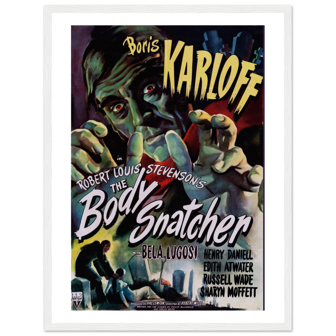 Body Snatcher 40s Sci-Fi Horror movie poster