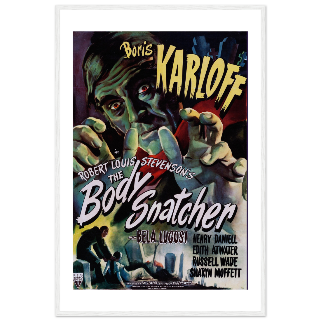 Body Snatcher 40s Sci-Fi Horror movie poster