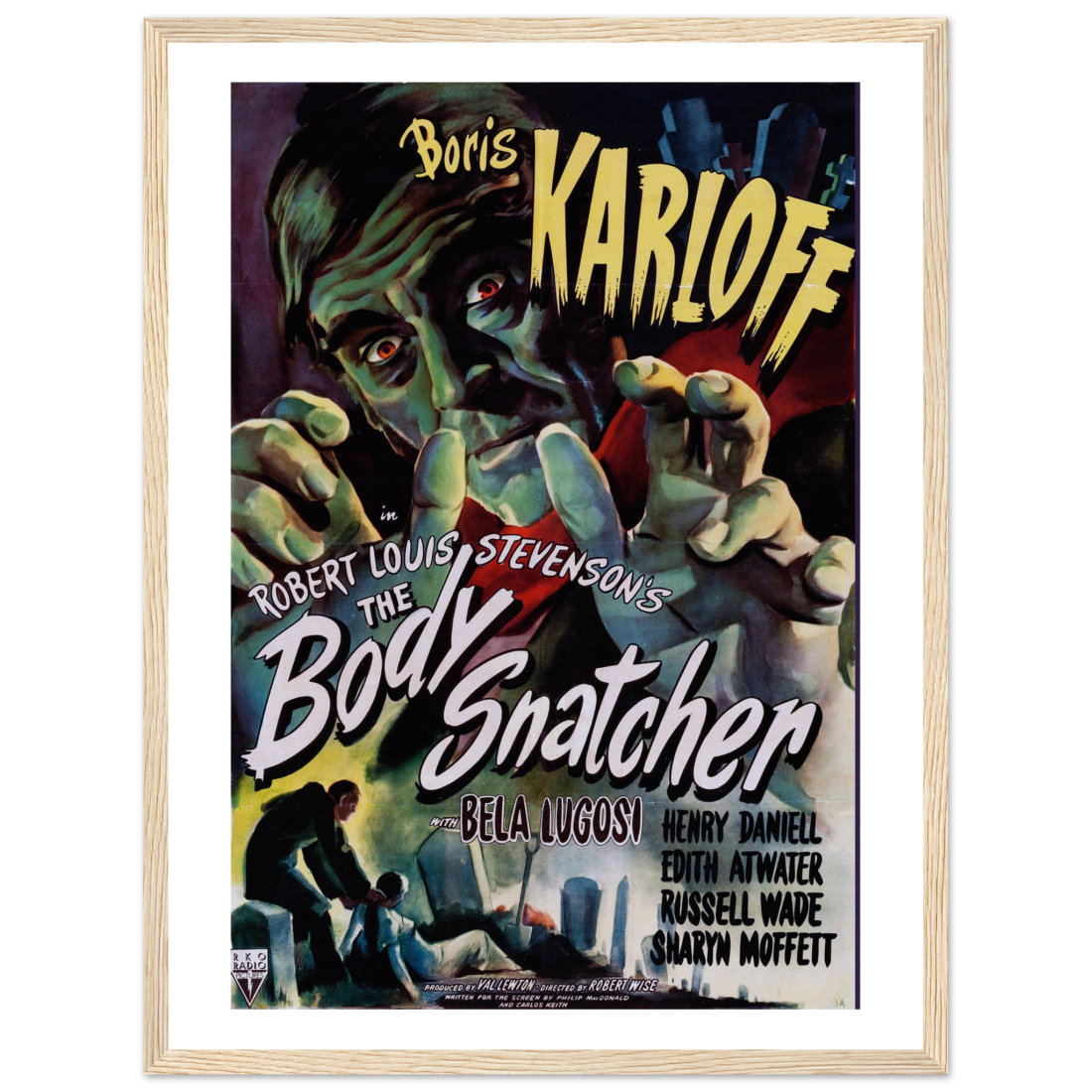 Body Snatcher 40s Sci-Fi Horror movie poster