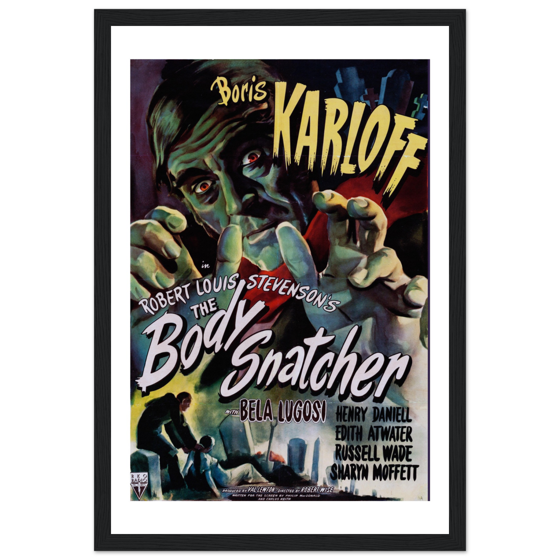 Body Snatcher 40s Sci-Fi Horror movie poster