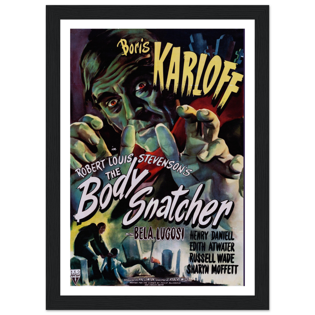 Body Snatcher 40s Sci-Fi Horror movie poster