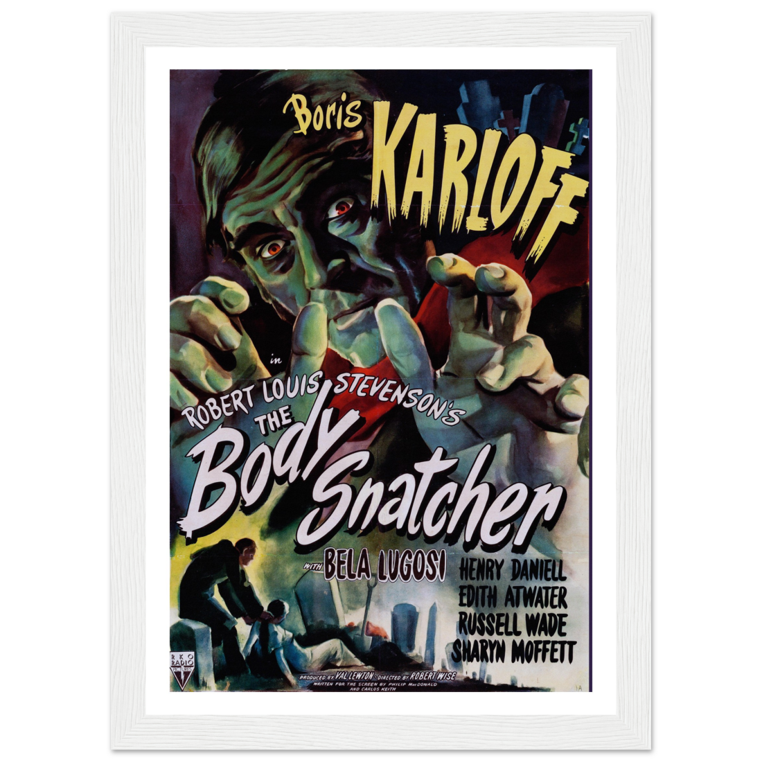 Body Snatcher 40s Sci-Fi Horror movie poster