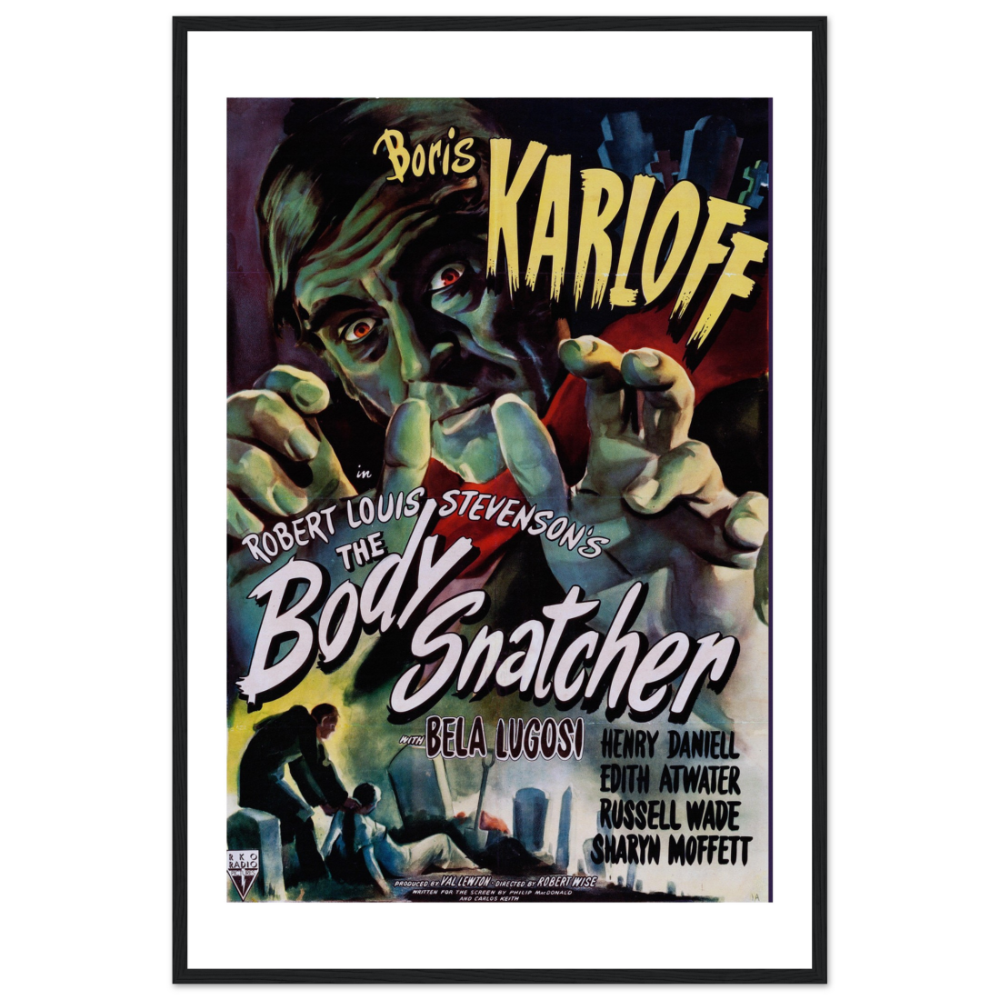 Body Snatcher 40s Sci-Fi Horror movie poster