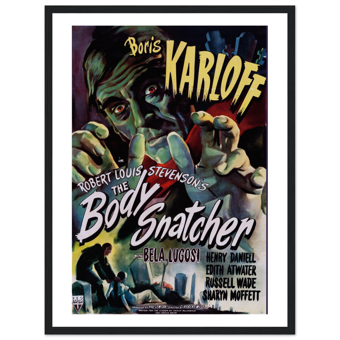 Body Snatcher 40s Sci-Fi Horror movie poster