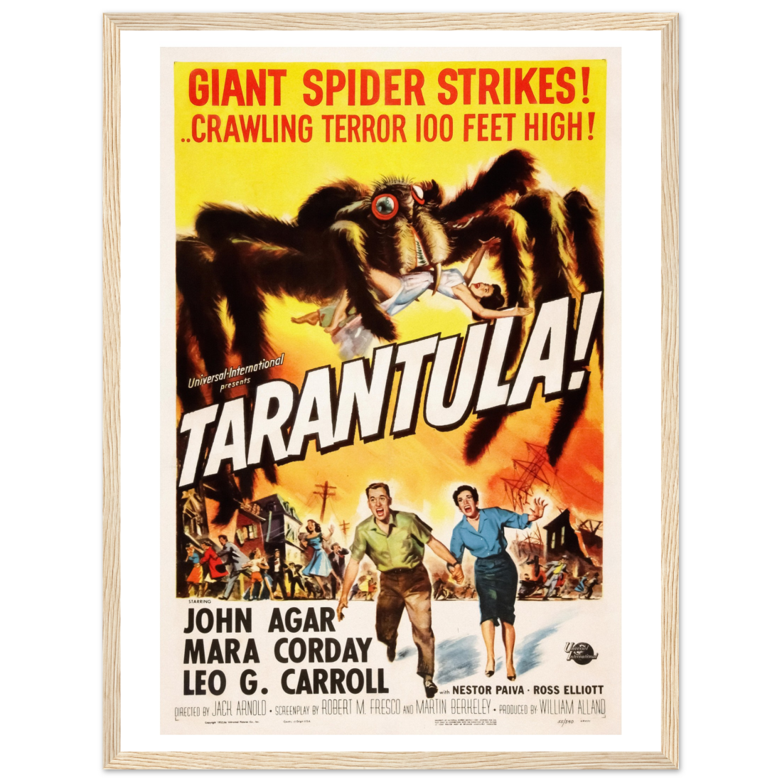 Tarantula 50s Sci-Fi Horror movie poster