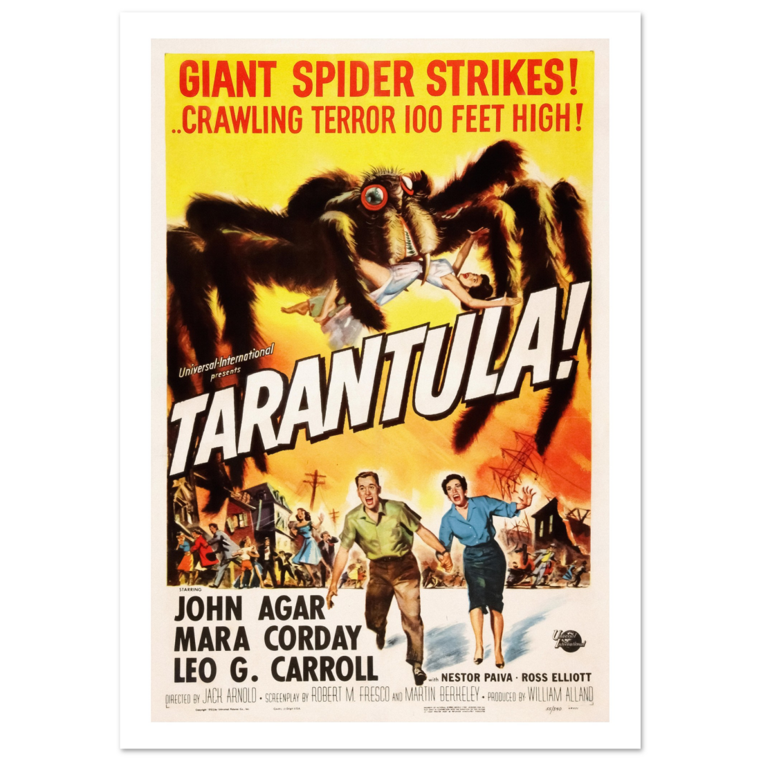 Tarantula 50s Sci-Fi Horror movie poster